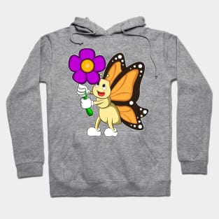 Butterfly with Flower Hoodie